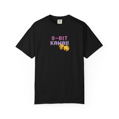 Mad tees unisex worn casually at a café streaming retro games
