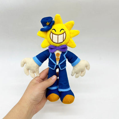 Mr Wonder Plush - Wonderland Horror Game | Handmade Sun Head Villain Stuffed Animal 24cm