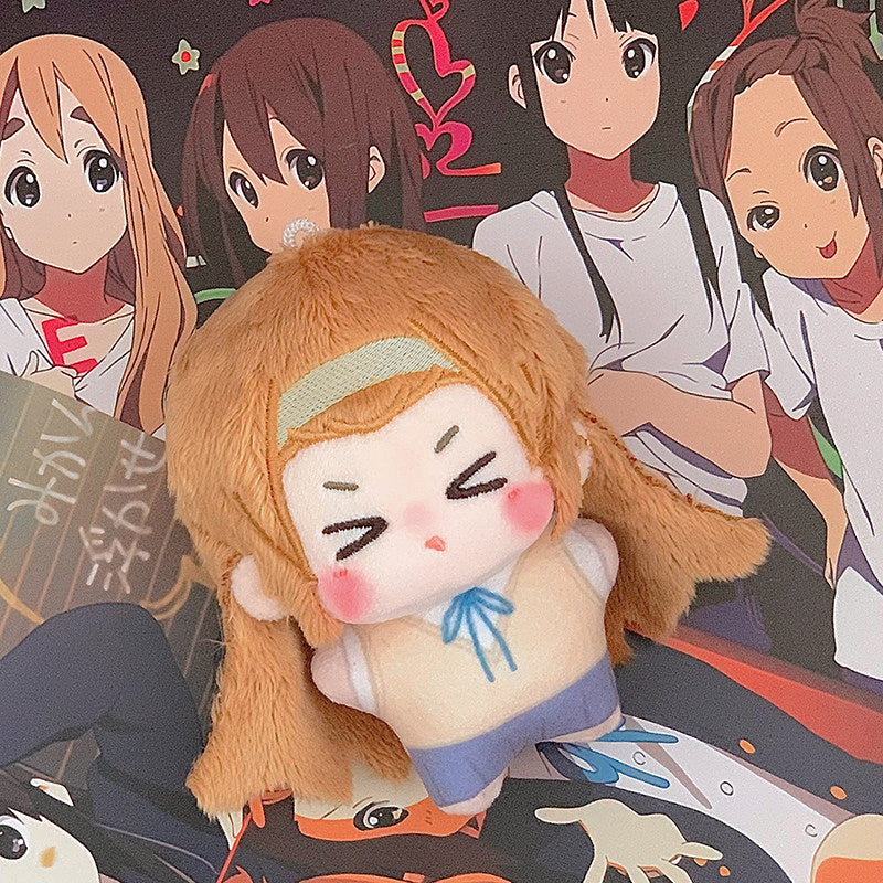 K-On! Chibi Fan Made Plushies 10cm: Tsumugi Kotobuki, Yui, Mio, Ritsu and Azusa | Hokago Tea Time Doll