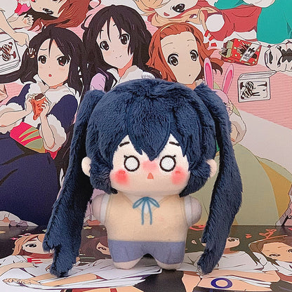K-On! Chibi Fan Made Plushies 10cm: Tsumugi Kotobuki, Yui, Mio, Ritsu and Azusa | Hokago Tea Time Doll