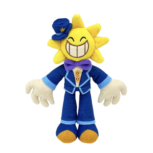 Mr Wonder Plush - Wonderland Horror Game | Handmade Sun Head Villain Stuffed Animal 24cm