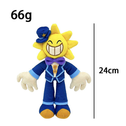 Mr Wonder Plush - Wonderland Horror Game | Handmade Sun Head Villain Stuffed Animal 24cm