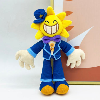 Mr Wonder Plush - Wonderland Horror Game | Handmade Sun Head Villain Stuffed Animal 24cm