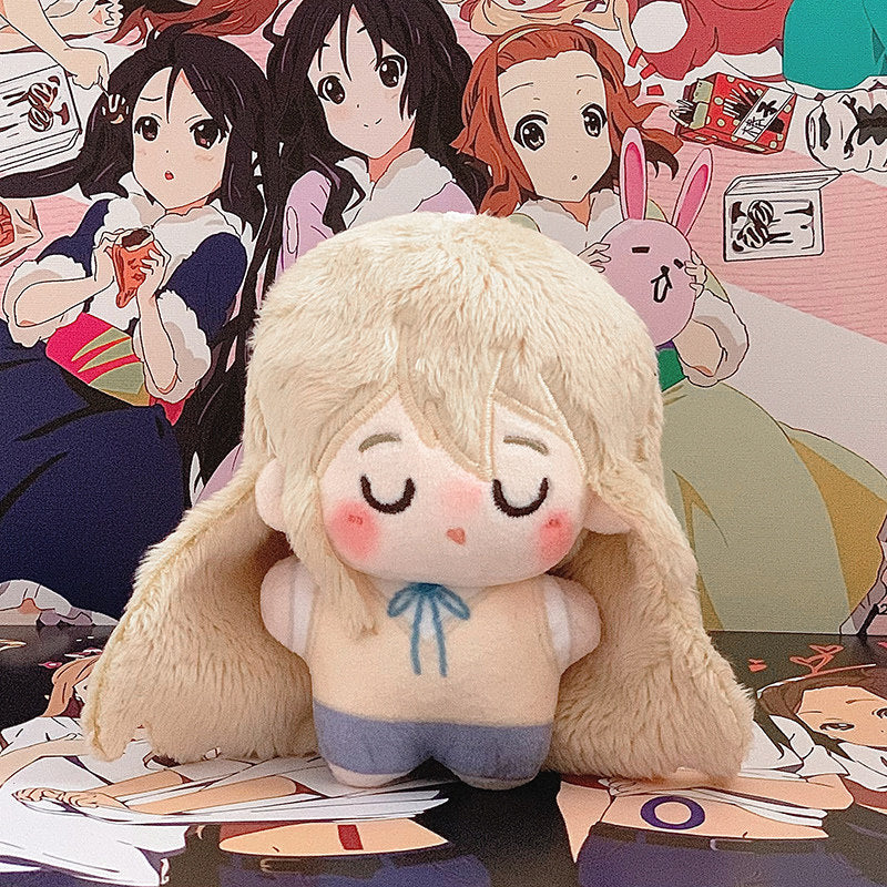 K-On! Chibi Fan Made Plushies 10cm: Tsumugi Kotobuki, Yui, Mio, Ritsu and Azusa | Hokago Tea Time Doll