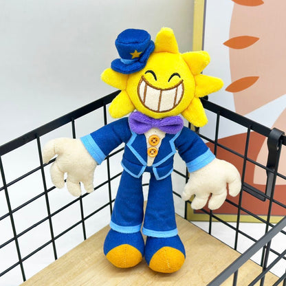 Mr Wonder Plush - Wonderland Horror Game | Handmade Sun Head Villain Stuffed Animal 24cm