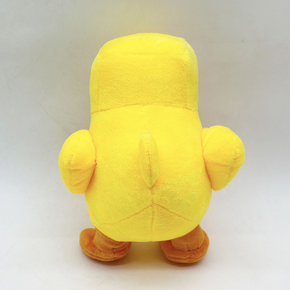 Blocky Pixel Chicken Plush Toy | Voxel Style Handmade Plush | 18cm Collectible Stuffed Animal | Party Game Decor