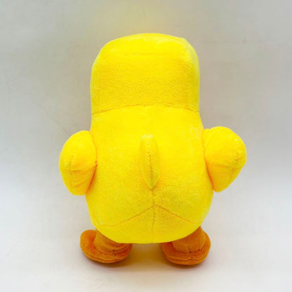 Blocky Pixel Chicken Plush Toy | Voxel Style Handmade Plush | 18cm Collectible Stuffed Animal | Party Game Decor