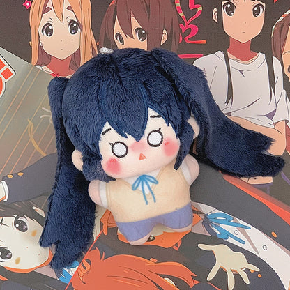 K-On! Chibi Fan Made Plushies 10cm: Tsumugi Kotobuki, Yui, Mio, Ritsu and Azusa | Hokago Tea Time Doll