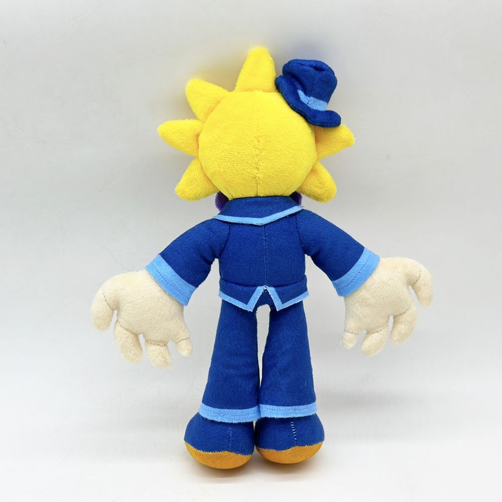 Mr Wonder Plush - Wonderland Horror Game | Handmade Sun Head Villain Stuffed Animal 24cm
