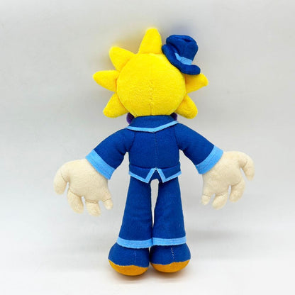 Mr Wonder Plush - Wonderland Horror Game | Handmade Sun Head Villain Stuffed Animal 24cm