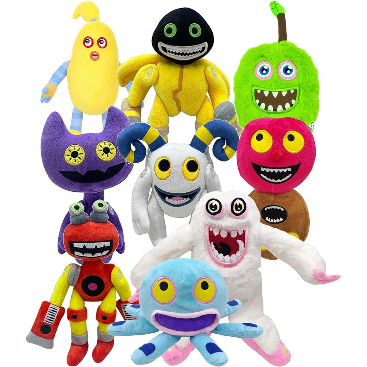 My Singing Monsters Plush | Mammott Ghazt Wubbox Hoola Furcorn Stuffed Animals | MSM Fan Gifts