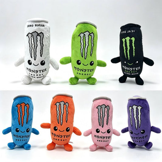 Energy Ultra White Can Plush | Zero Sugar Meme Stuffed Toy 23cm | Funny Novelty Plushie Gift