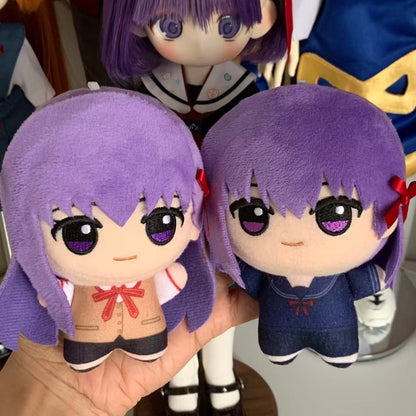 Fate/Stay Night Anime Plushies Saber Gilgamesh Lancer Rin Sakura Casual School Outfit 10cm Collectible