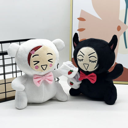 Anime Duo Plush – Choker Punk & Bubbly Romance + Cat Versions