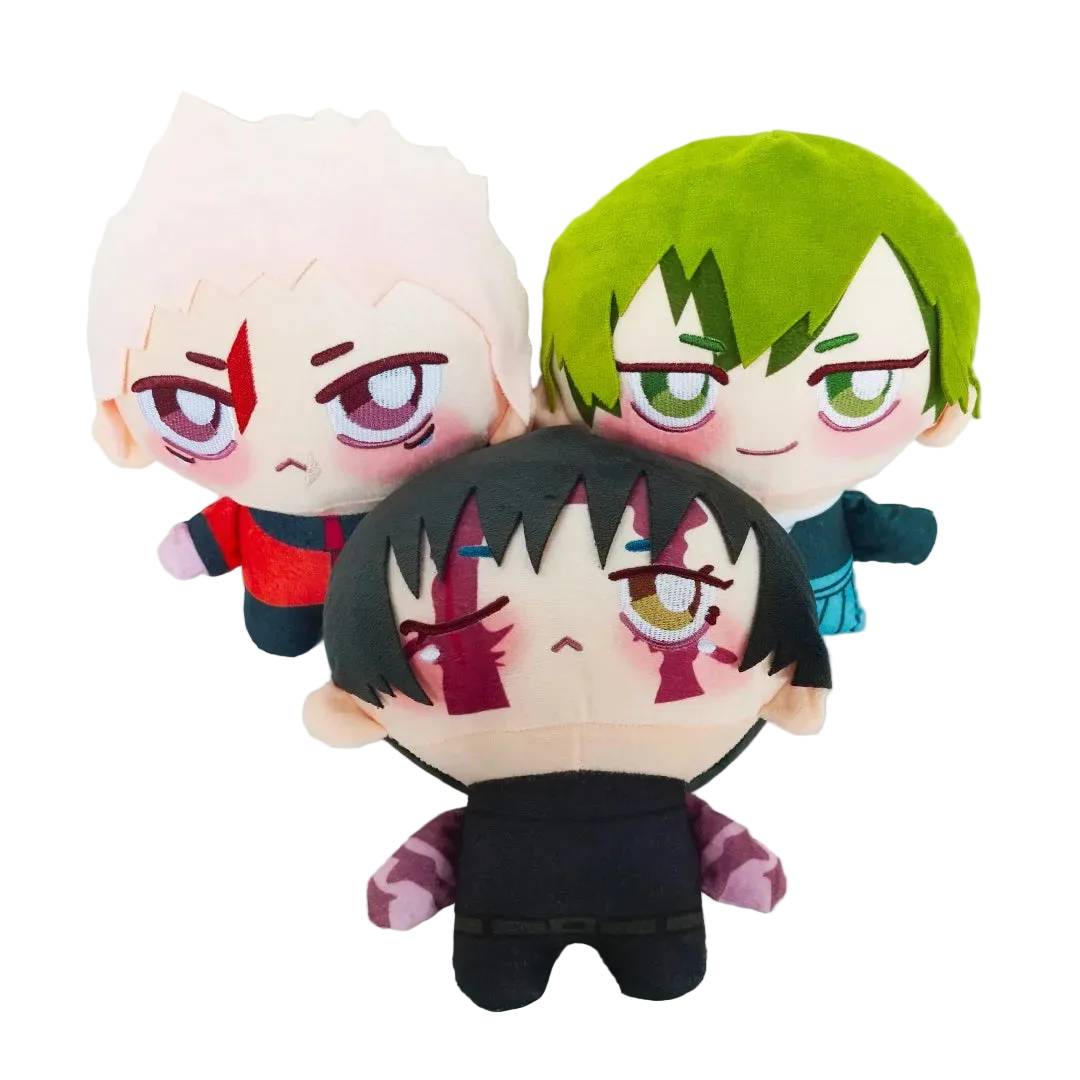 Maki Z, Yuji I and Naoya Z Plushies