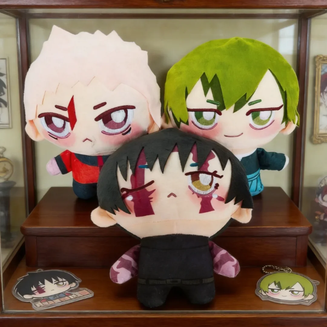 Handmade dark fantasy anime plush toys collector display set