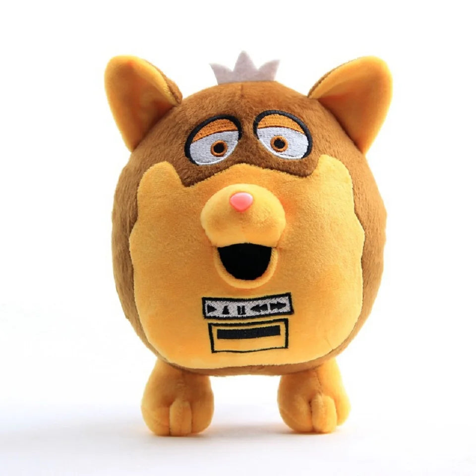 Mama Tattletail plush close-up face detail handmade fan-inspired design
