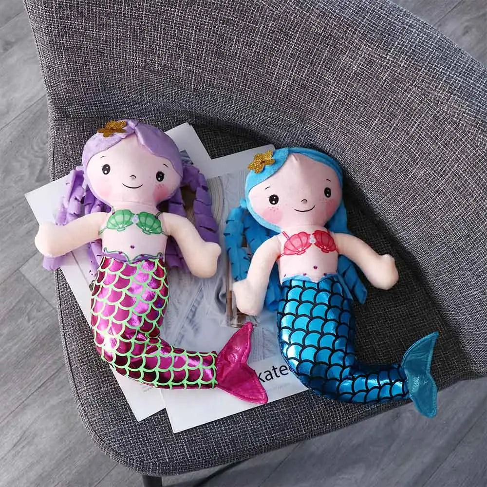 Mermaid princess doll inside gift box, styled for birthday gifting