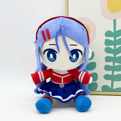 MiSide Mita plush back view full outfit detail
