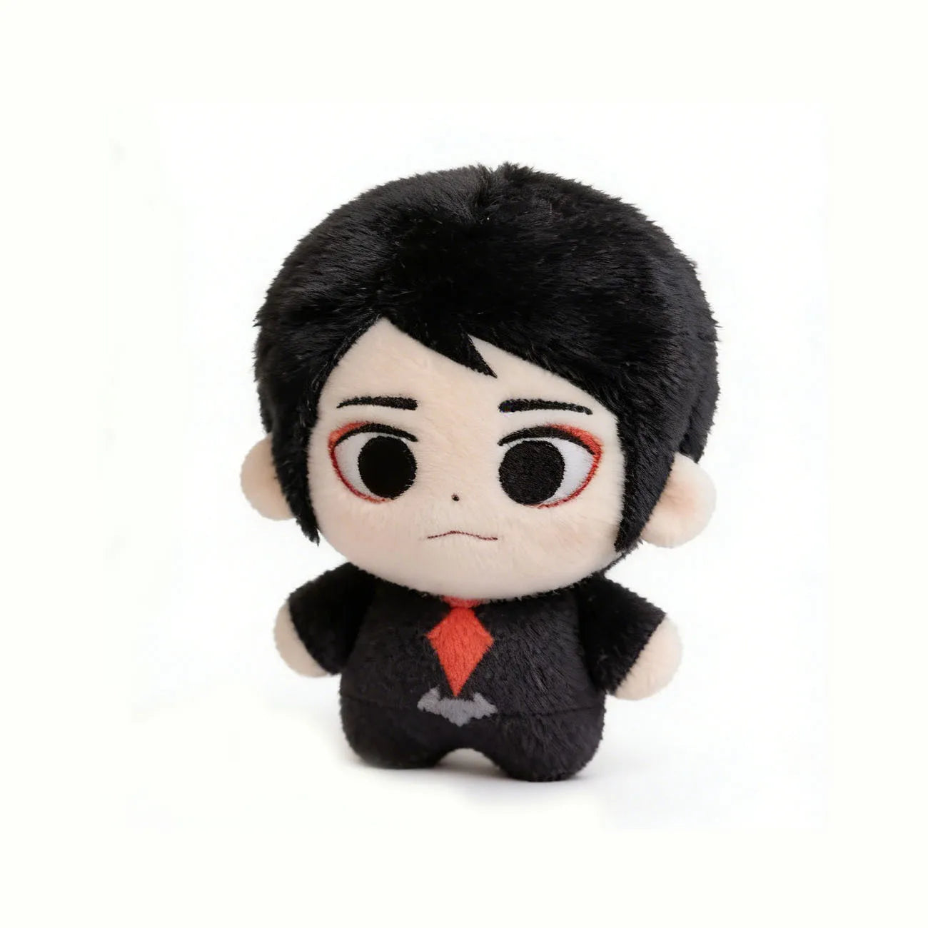 Mikey plush holding a miniature bass guitar in "Three Cheers for Sweet Revenge" style.