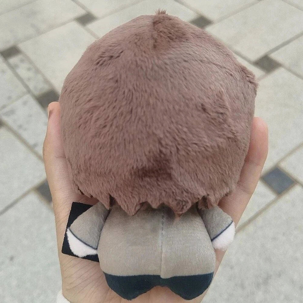 Miniature Light Yagami Kira plush toy with brown hair