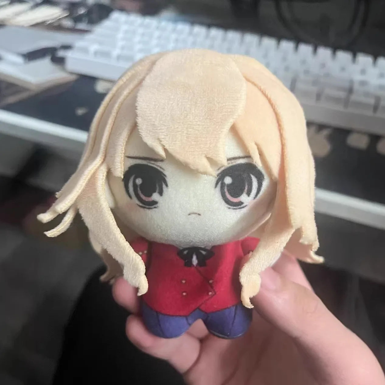 Miniature Taiga plush figure 10cm handmade collectible anime fan merchandise
