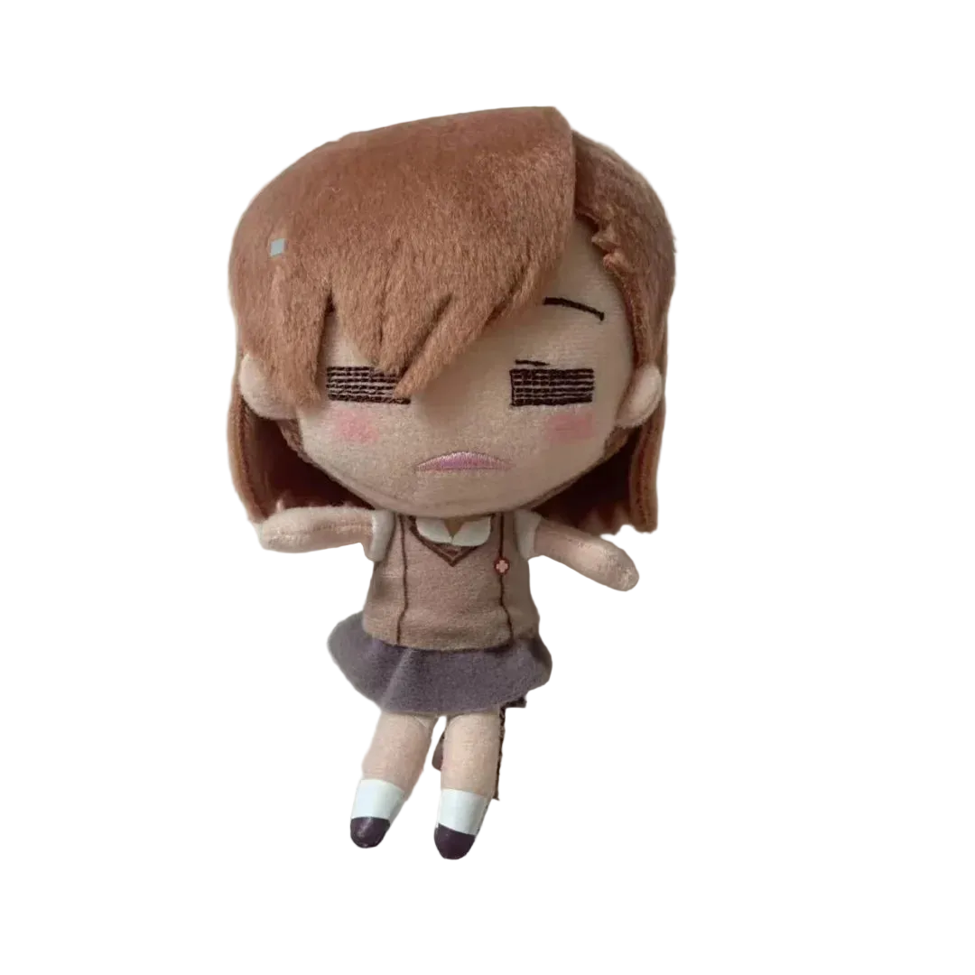 Misaka Mikoto plush pendant handmade 10cm soft anime figure
