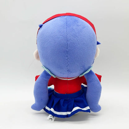 Miside Mita punipuni plushie closeup face detail
