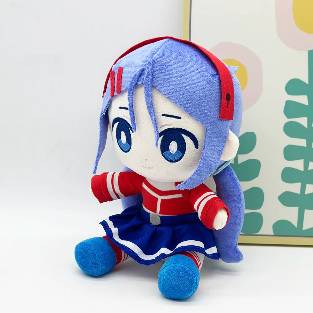 Mita plushie from MiSide indie horror game 25cm size comparison
