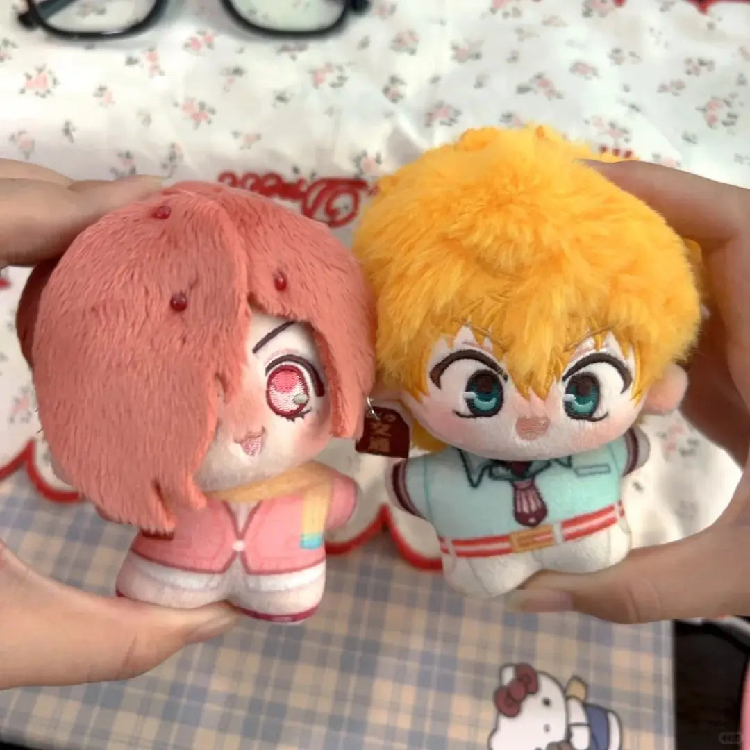 Mitsuba Sousuke and Minamoto Kou plush set fan made anime collectible
