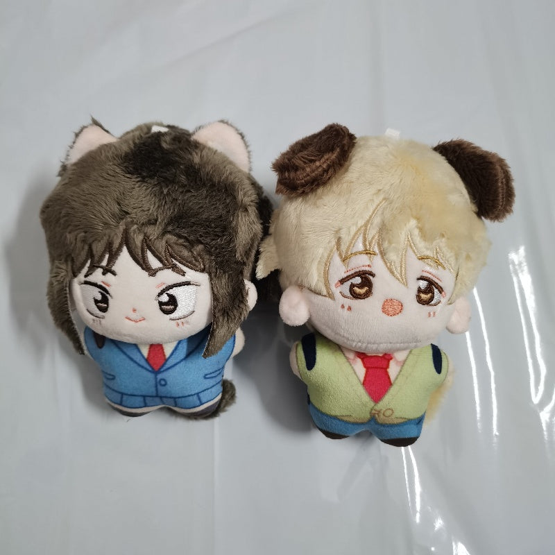 Mitsumi Iwakura and Sousuke Shima plush kawaii anime 10cm flat lay fan inspired