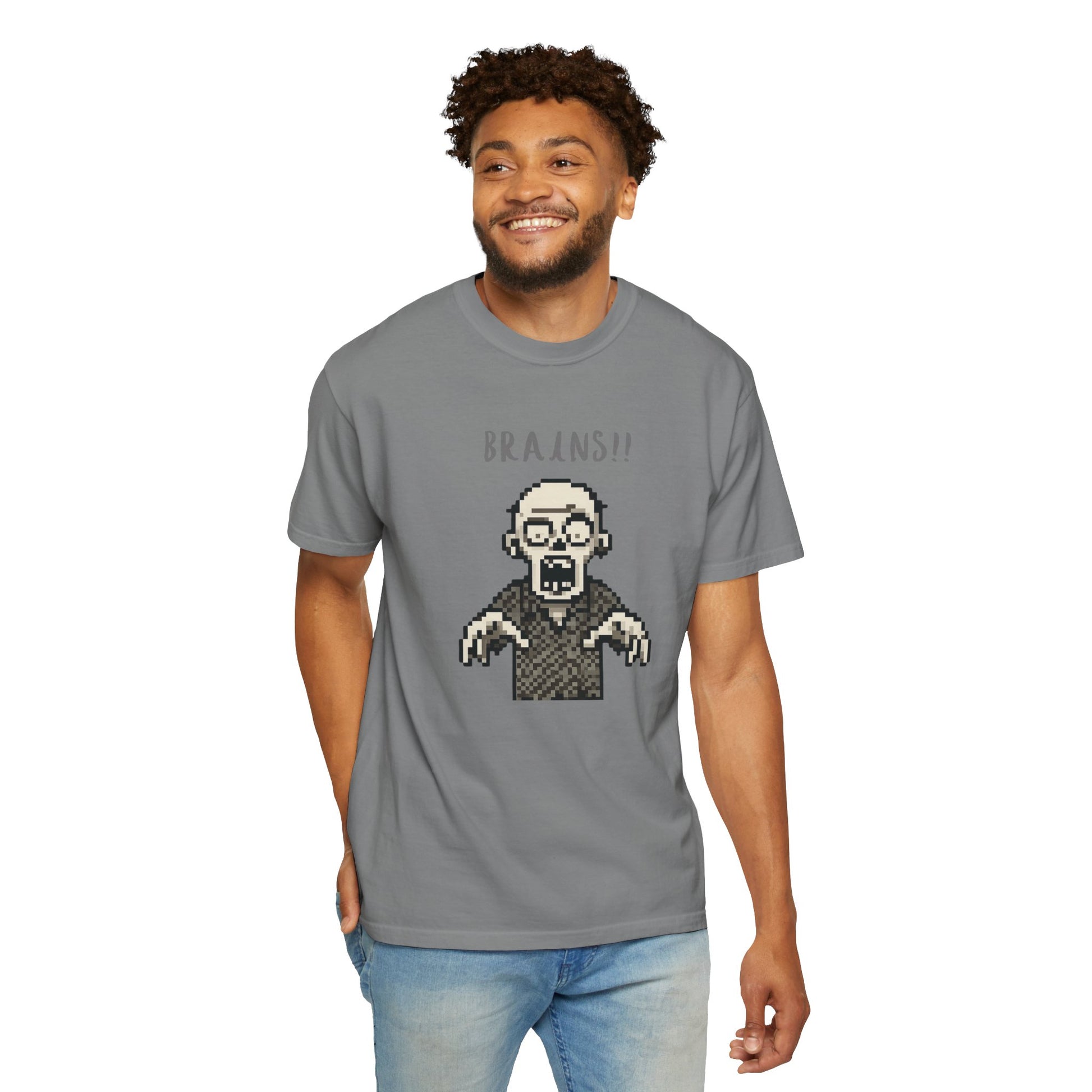 Modern streetwear shirt with retro zombie.