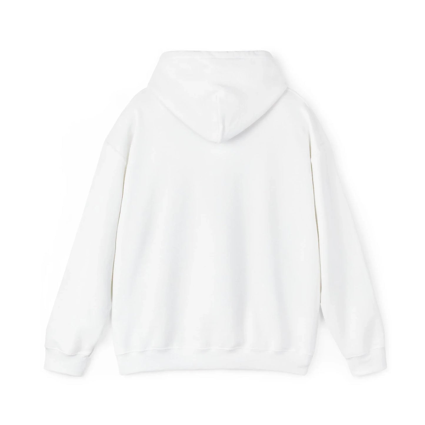 Moo Deng hoodie front flat lay on neutral background, 50/50 cotton polyester blend sweatshirt
