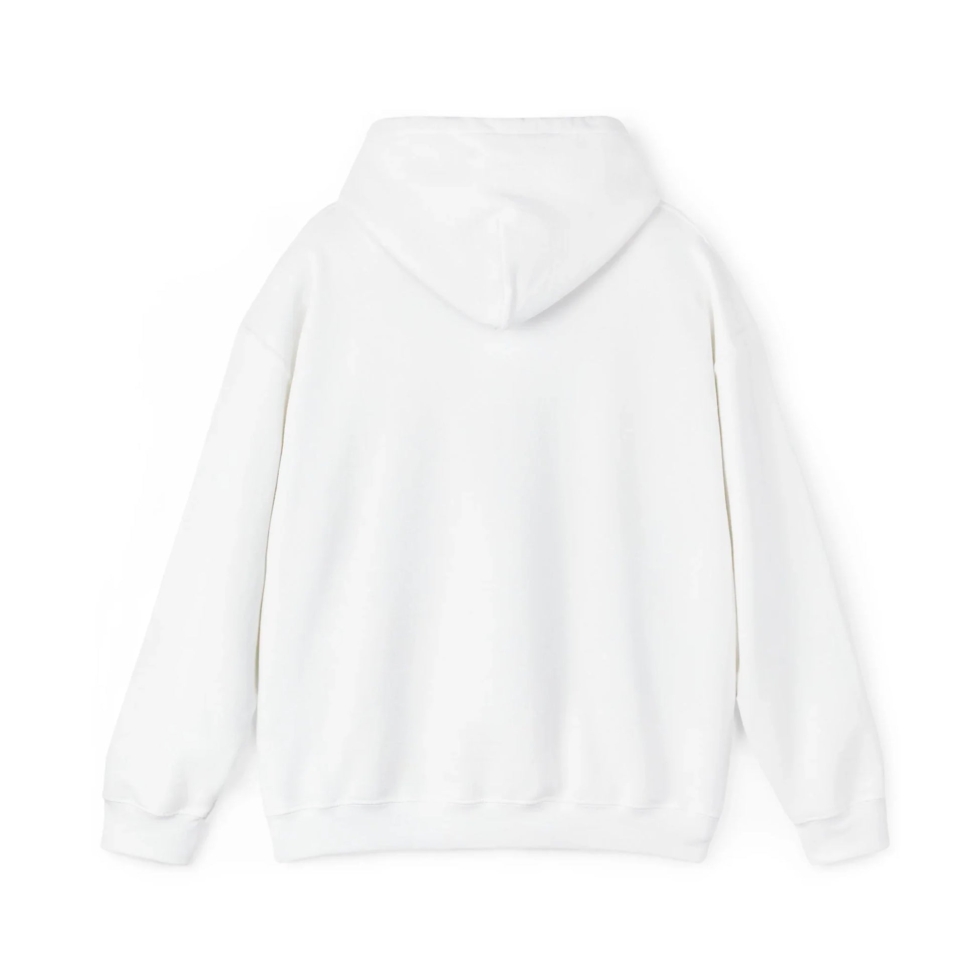 Moo Deng hoodie front flat lay on neutral background, 50/50 cotton polyester blend sweatshirt

