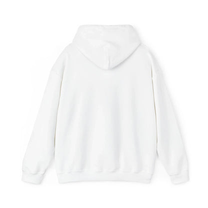 Moo Deng hoodie front flat lay on neutral background, 50/50 cotton polyester blend sweatshirt
