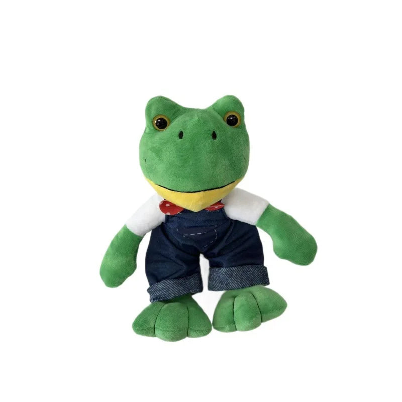 Mr. Lonely Frog green frog plush 25cm collectible character plushie handmade stuffed animal