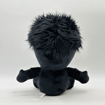 N stuffed toy displayed on shelf horror collectible