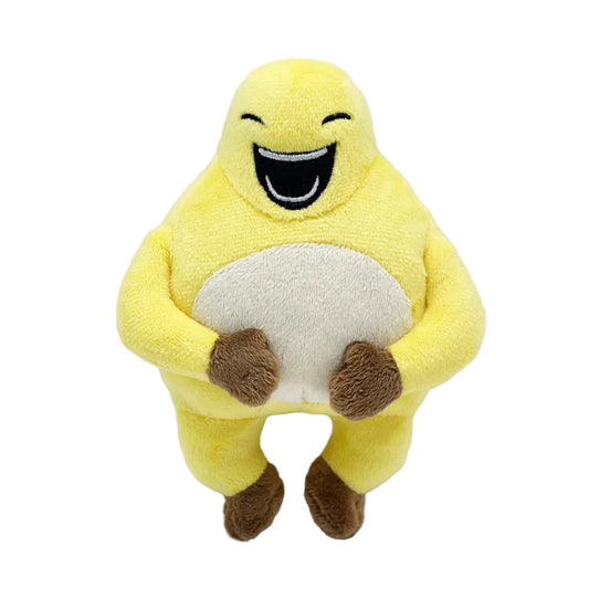 Nailong plush toy handmade 16cm soft yellow milk dragon plush
