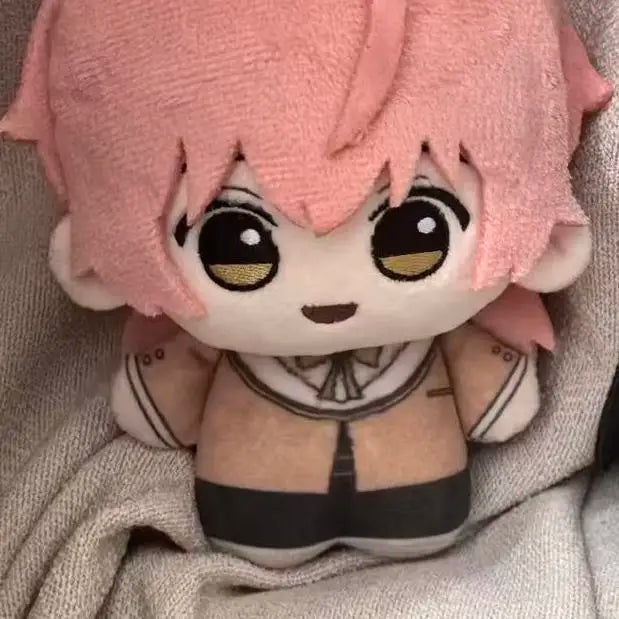 Nanami Touko plushie front view detailed handmade soft plush keychain