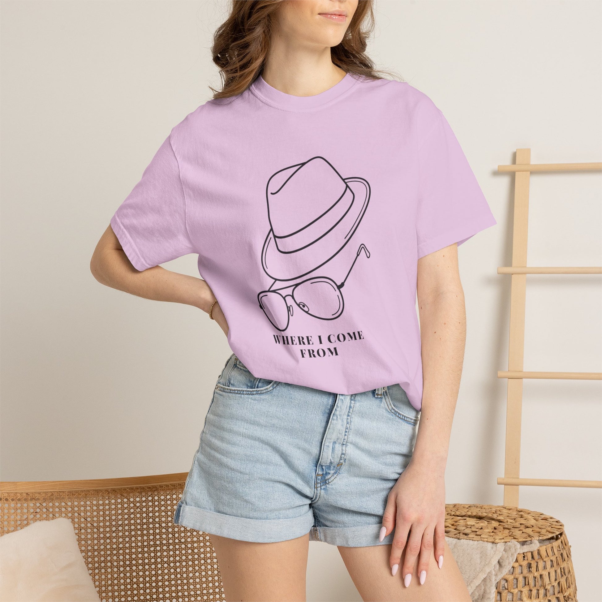 Nashville country music tribute tee cowboy hat graphic print