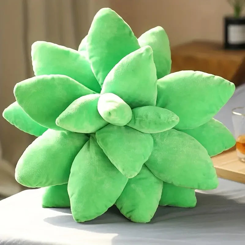 Nature-inspired gift: 25cm plush succulent toy for kids and adults