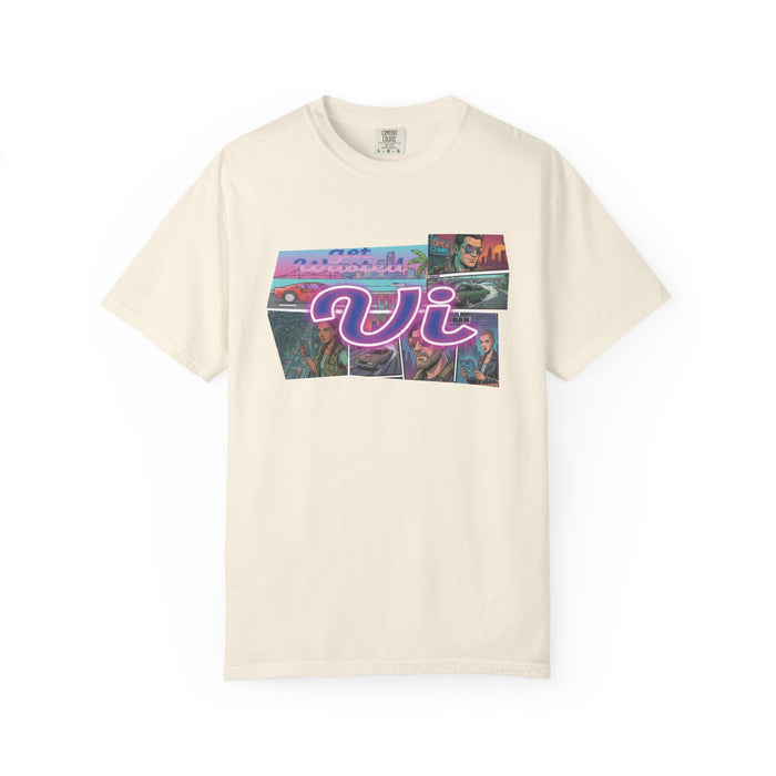 Neon vice aesthetic retro graphic tee
