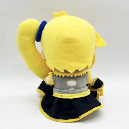 Neru plushie with phone accessory detail side angle
