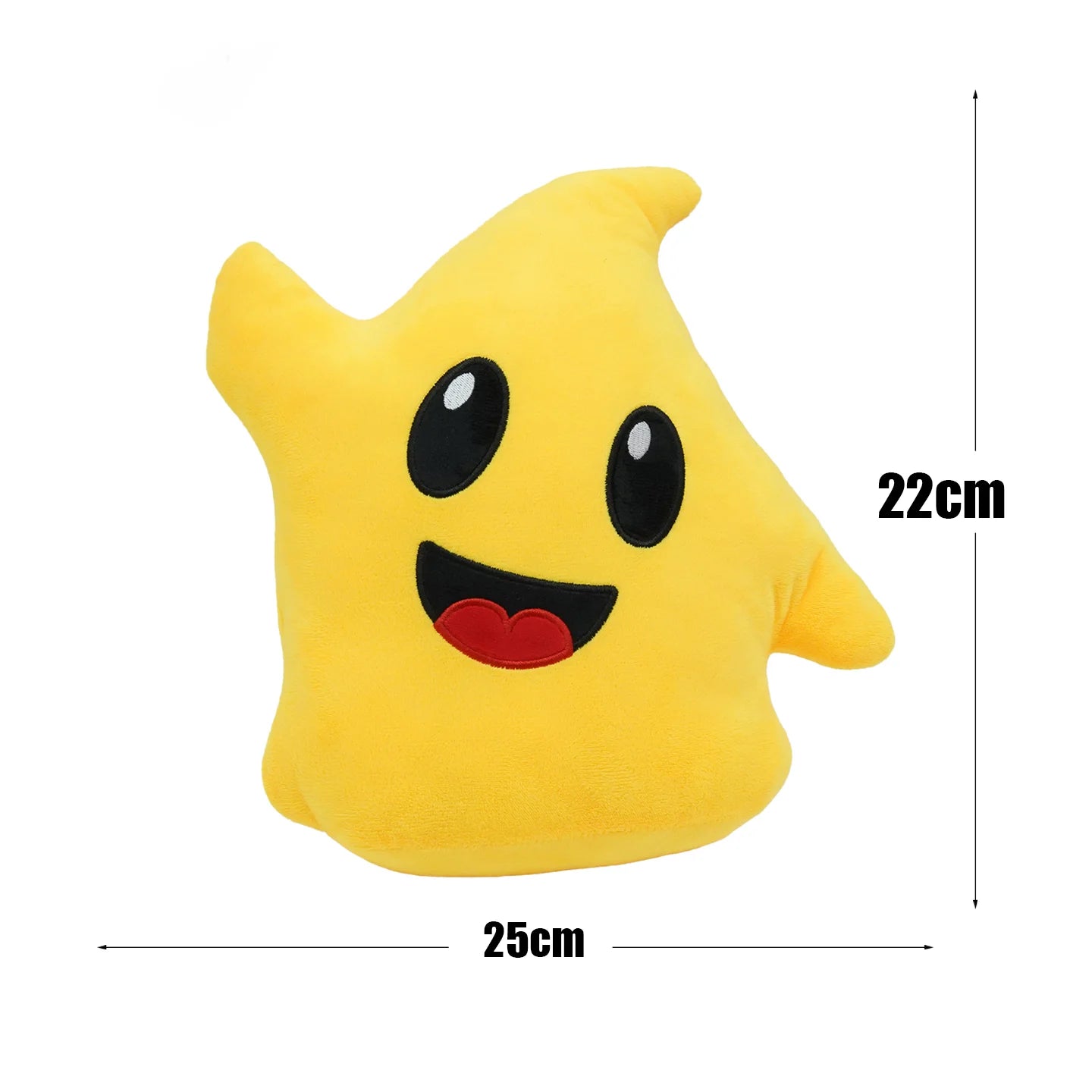 Nintendo plush Luma star shape closeup
