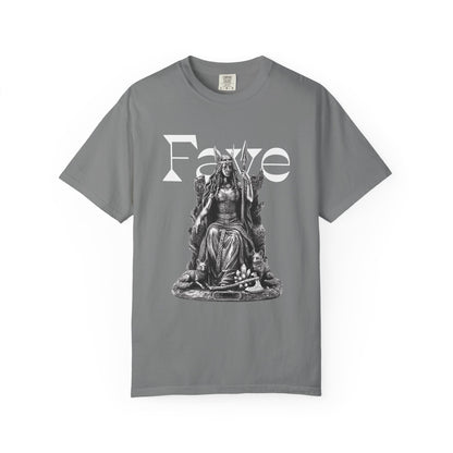 Norse goddess shirt front print reading Death was supposed to be the end
