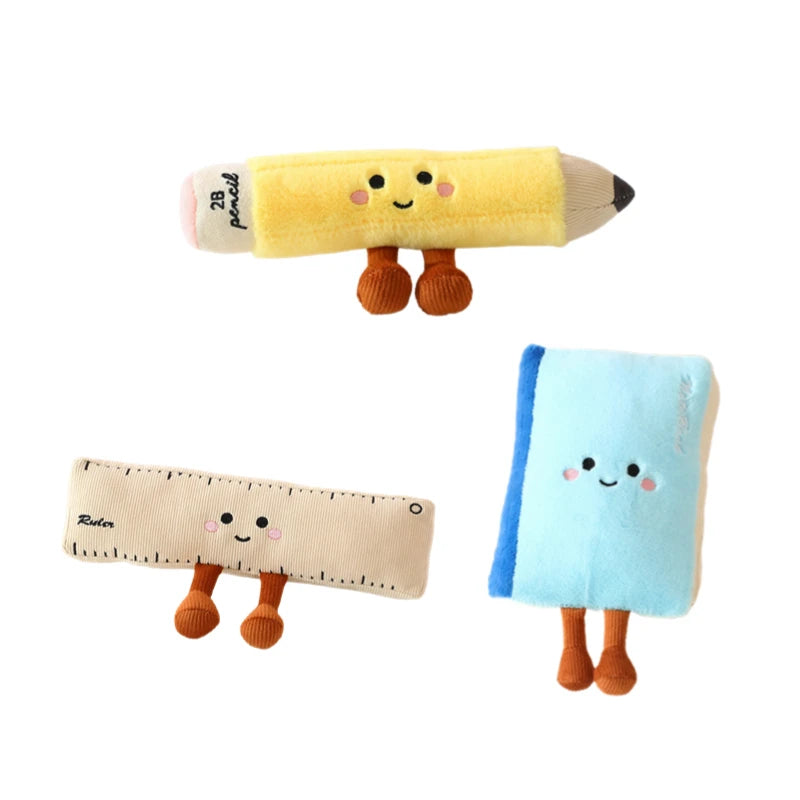Notebook plushie kawaii stationery plush toy for bedroom shelf decor
