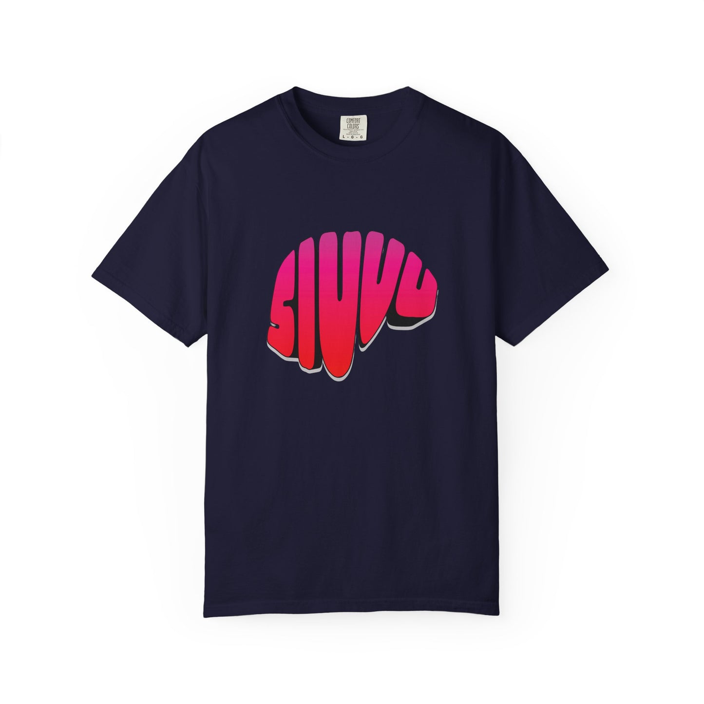Number 7 soccer celebration t shirt garment dyed heavyweight cotton