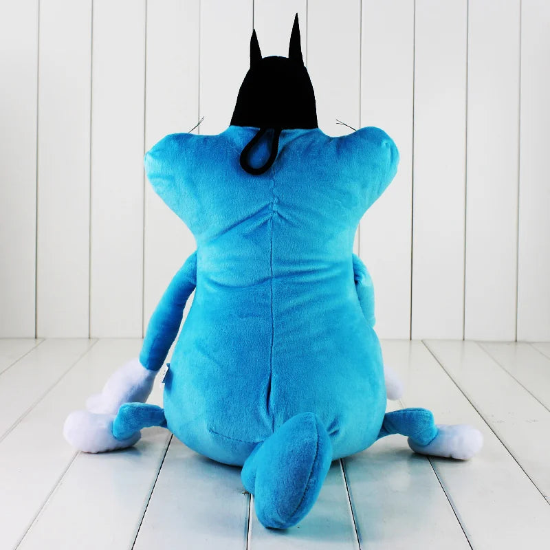 Oggy stuffed plush 40cm PP Cotton filled blue cat
