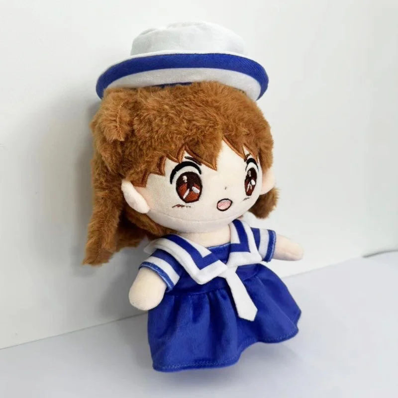 Okazaki plush anime girl doll PP cotton filling close-up
