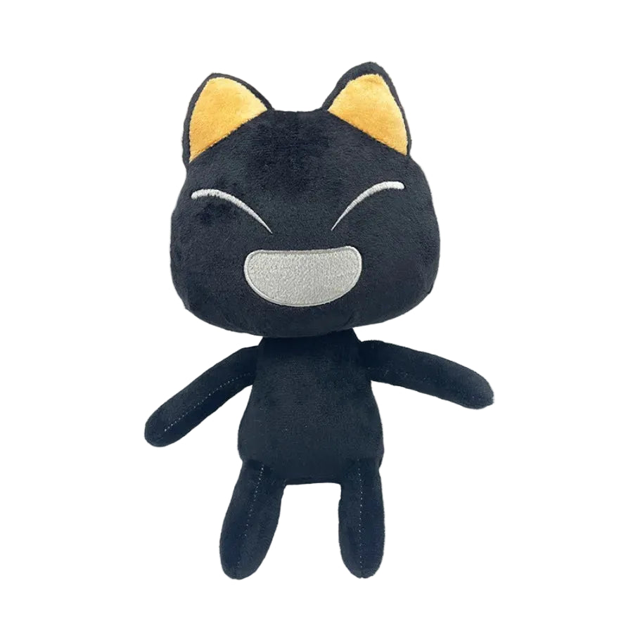 PP cotton filled kawaii cat plushie pair top view